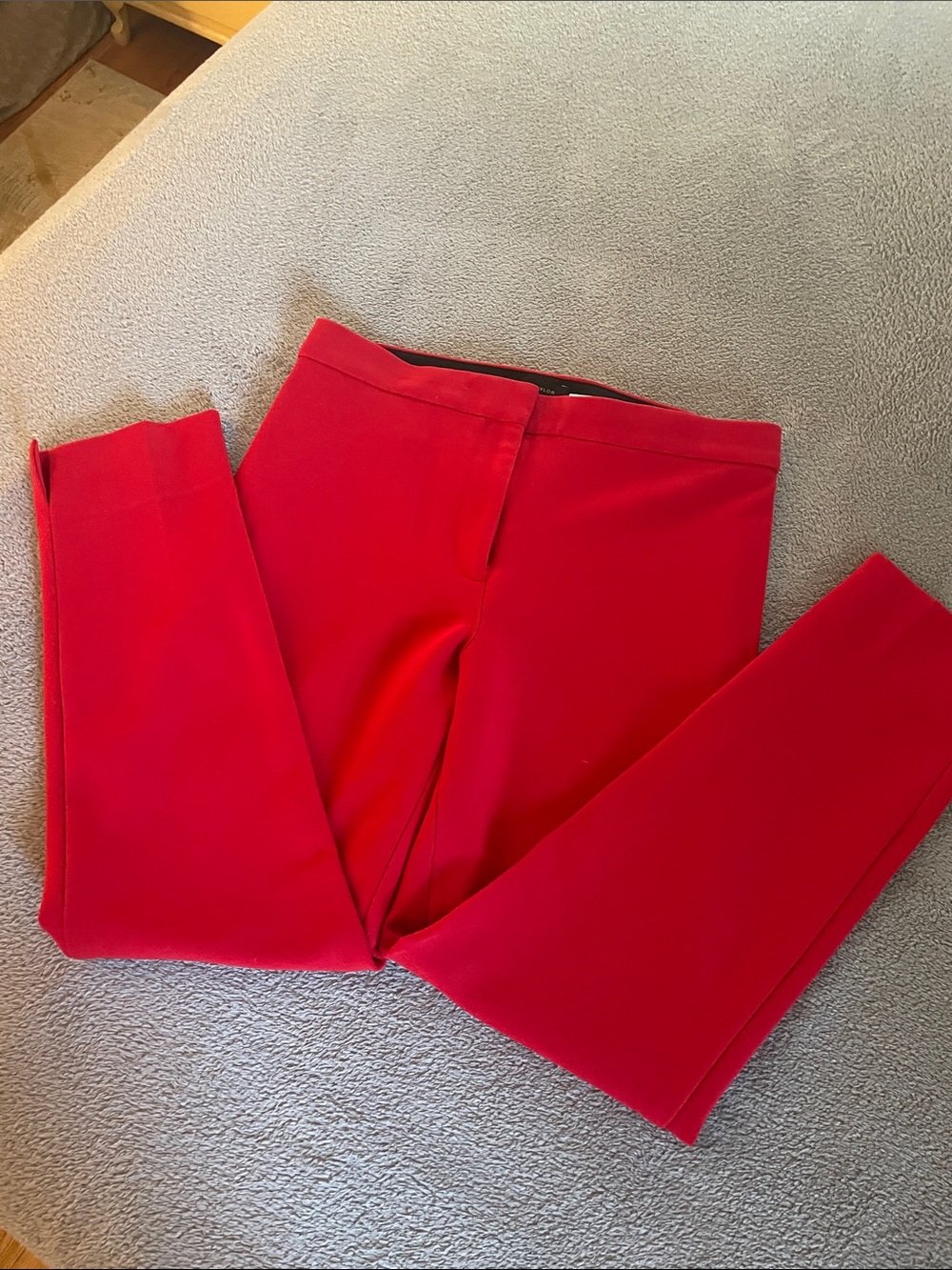 Stunning Red Skinny Dress Pants